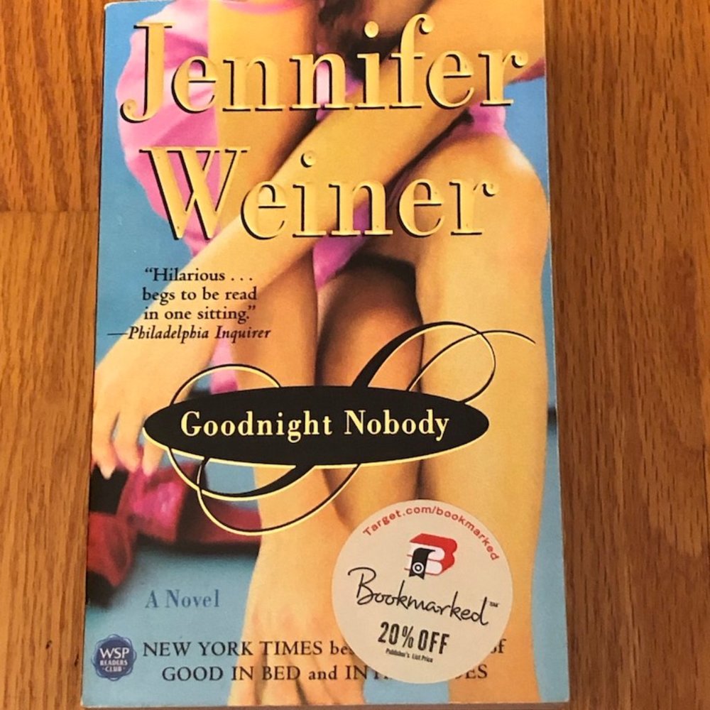 Book, Goodnight Nobody, Jennifer Weiner, Paperback